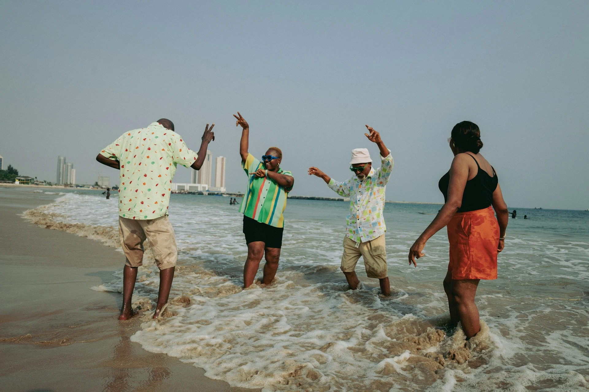 Residents participating in recreational activities