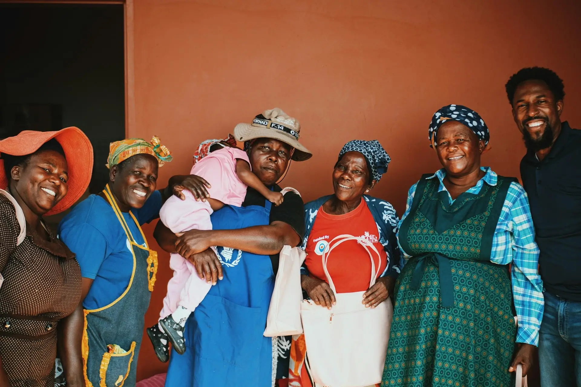 Residents enjoying visits from family members