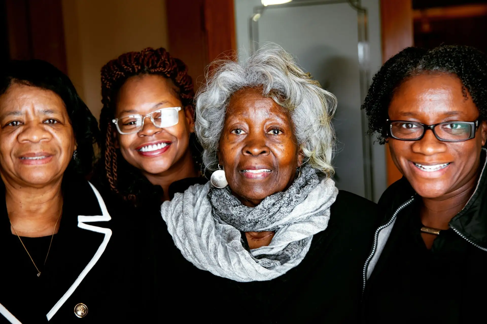 Moments of happiness and companionship among residents